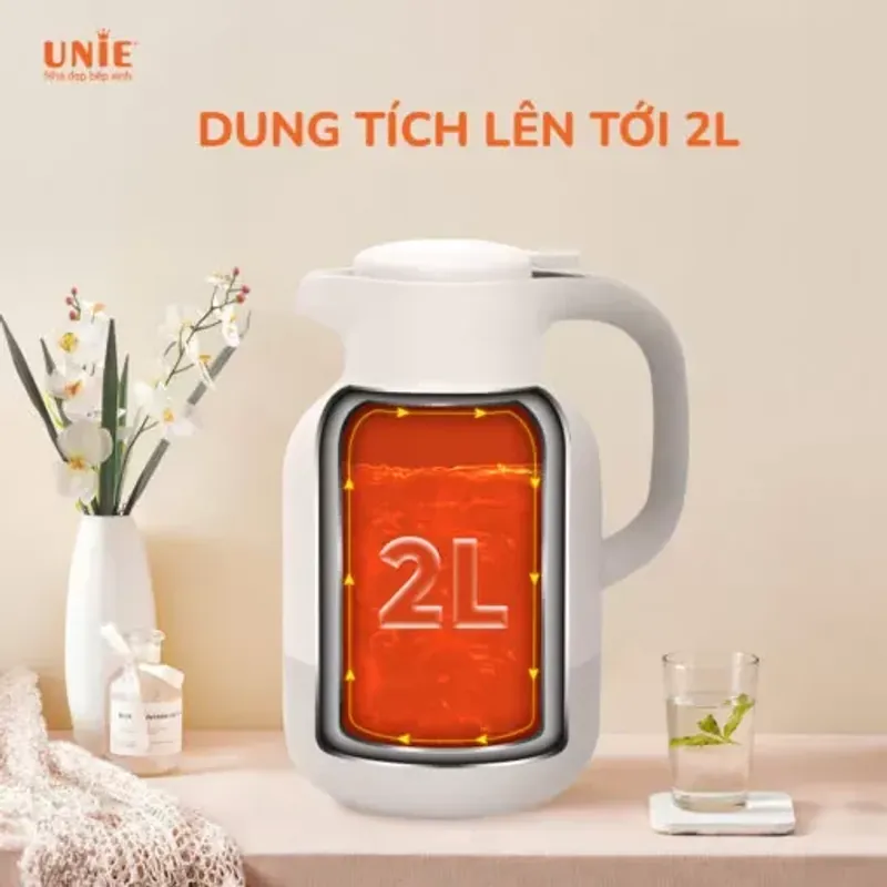 Phích giữ nhiệt UNIE UKW08 – Dung tích 2L, giữ nóng lạnh 48h 572298