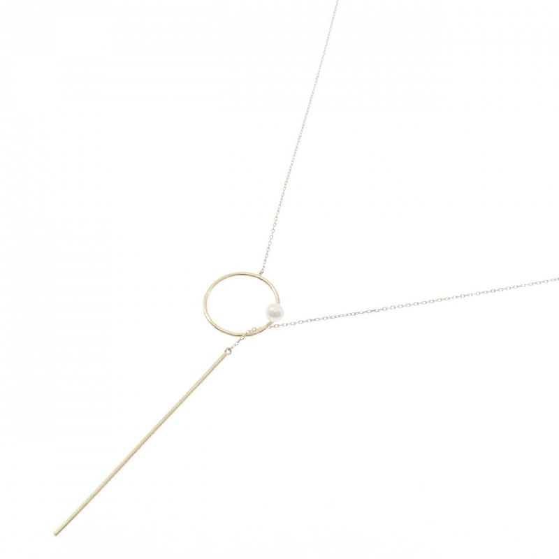 K18YG Ngọc trai nước ngọt Dây chuyền 3.8mm - Hàng hiệu Chính hãng 855721