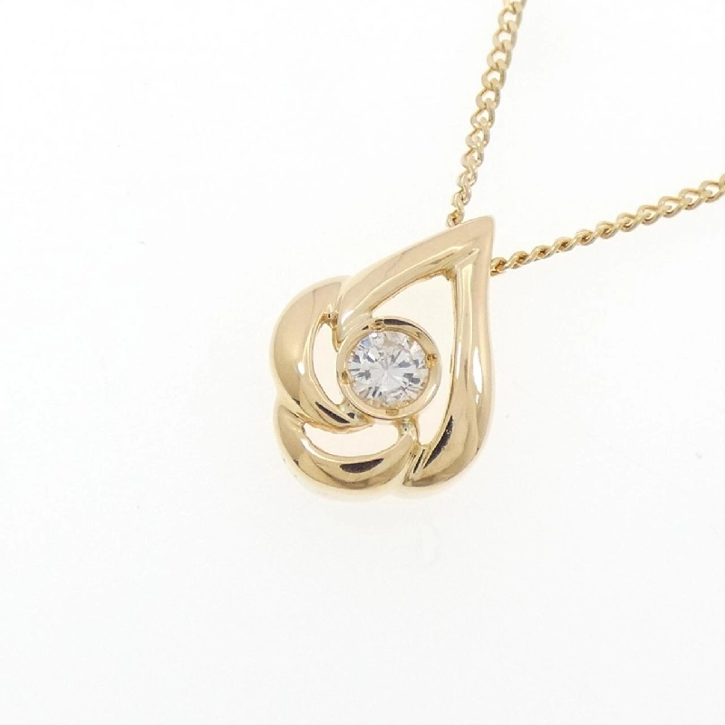 Dây chuyền kim cương K18YG 0.10CT - Hàng hiệu chính hãng 858768