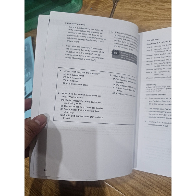 New toeic 700 (Sách tiếng anh) đã có dùng một số trang 528908