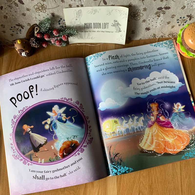Sách tranh Sleeping Beauty and Other Classic Fairy Tales, Used, Picture Book For Kids 459533