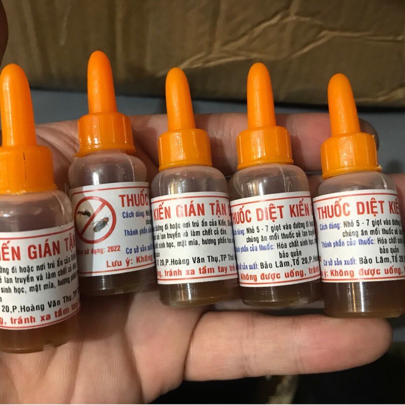 COMBO 10 _20 LỌ DIỆT KIẾN GIÁN TẬN GỐC - CSSX BẢO LÂM - THÁI NGUYÊN 186254