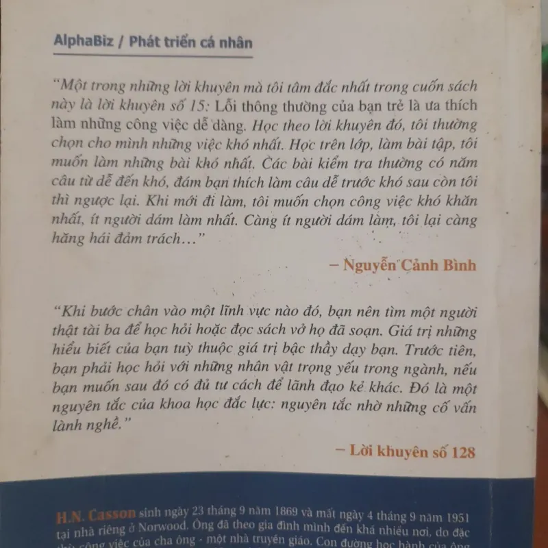 H. N. Casson - ĐỂ LÀM NÊN SỰ NGHIỆP 1008514