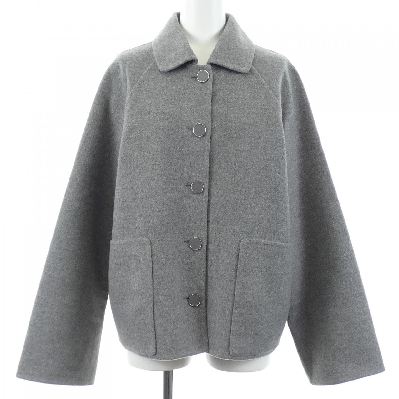 Áo khoác HERMES Double Face Crude Cell Lambskin Button 4H0102DA - Hàng hiệu Chính hãng 810195