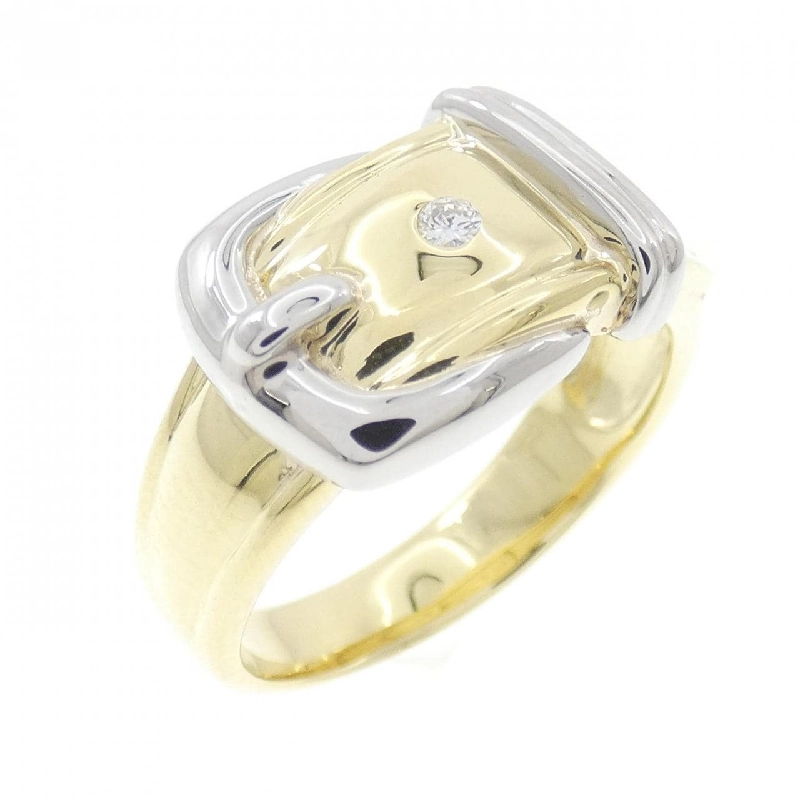 Nhẫn kim cương K18YG/PT900 0.05CT - Hàng hiệu Authentic 846368