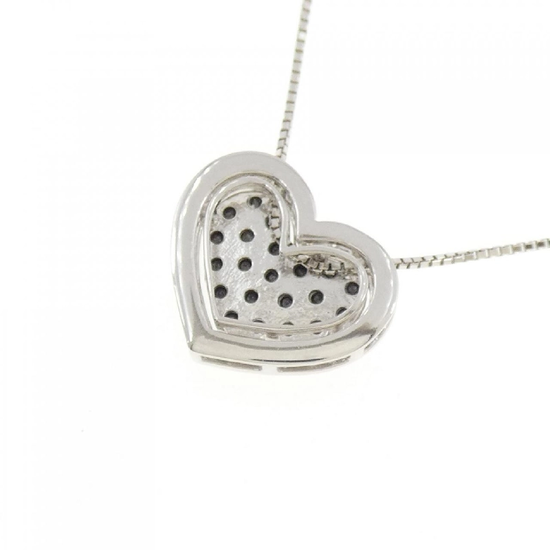 K18WG 2WAY Mặt Dây Chuyền Hình Trái Tim Đính Kim Cương 0.53CT - Hàng hiệu Chính Hãng 857358