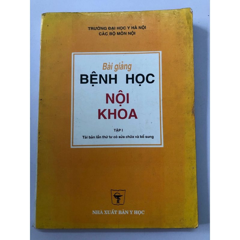 BÀI GIẢNG BỆNH HỌC NỘI KHOA - 305 TRANG, NXB: 1997 297854