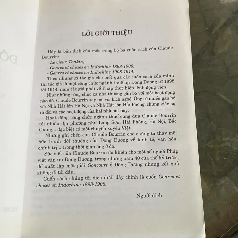 ĐÔNG DƯƠNG NGÀY ẤY 1898-1908 (XB 2009) 969908