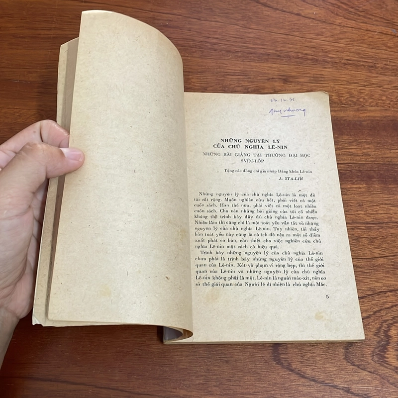 [Sách Xưa] - II Tựa sách: Những Nguyên Lý Của Chủ Nghĩa Lê Nin - J. Stalin - 1972 503206