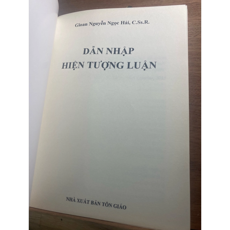 Dẫn nhập hiện tượng luận - Triết học 517113