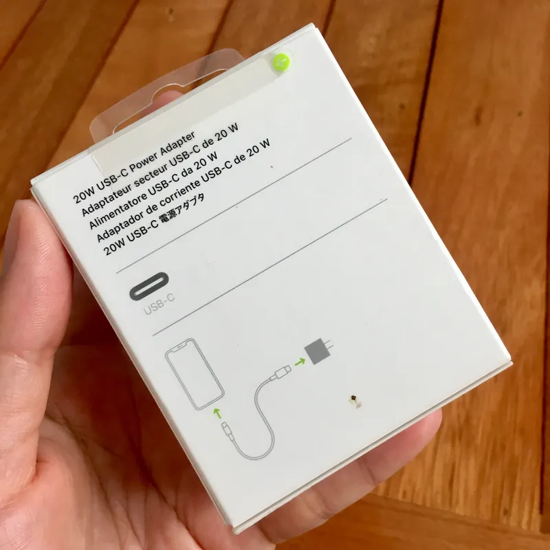 Củ Sạc 20W Iphone (Full Hộp nguyên seal) và Type-c Chân Dẹp LK Không Nóng 599216