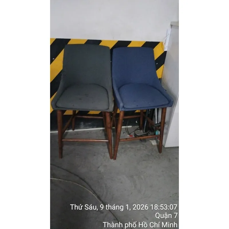 Ghế quầy cao bằng gỗ 760624