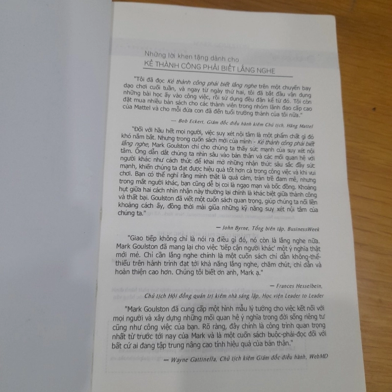 Mark Goulston - Kẻ THÀNH CÔNG phải biết LẮNG NGHE 358242