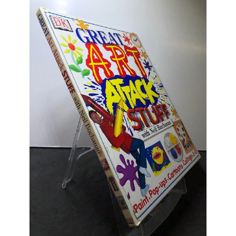 Great Art Attack Stuff with Neil Buchanan BÌA CỨNG mới 85% bẩn nhẹ DK HPB2607 NGOẠI VĂN 450867