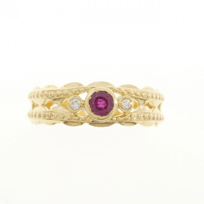 Nhẫn ruby K18YG 669908