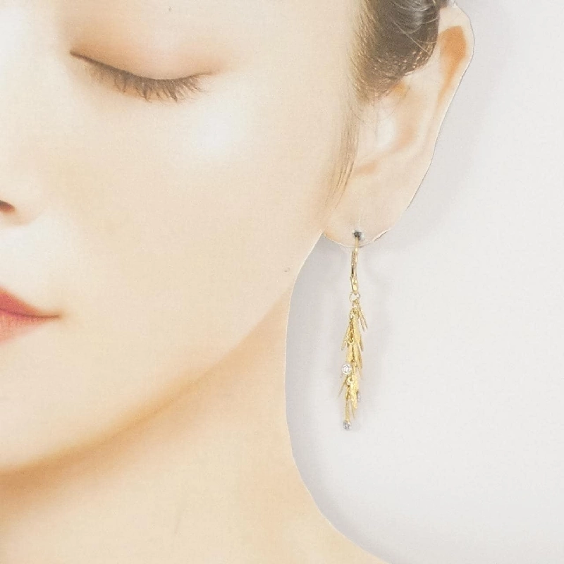 K18YG/K18WG Bông tai kim cương - Hàng hiệu Authentic 869265