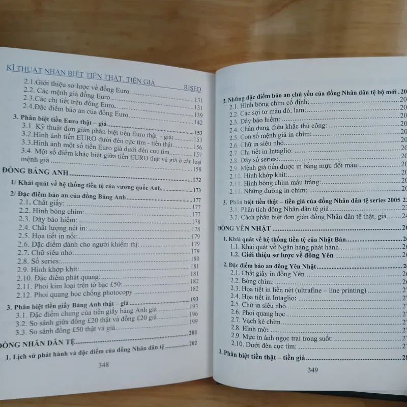 Kĩ Thuật Nhận Biết Tiền Thật, Tiền Giả - TS. Phan Văn Tính chủ biên 761079