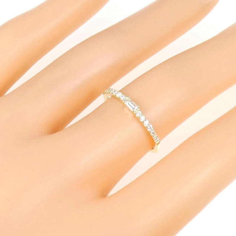 【Sản phẩm mới】Nhẫn kim cương K18YG 0.06CT 672960