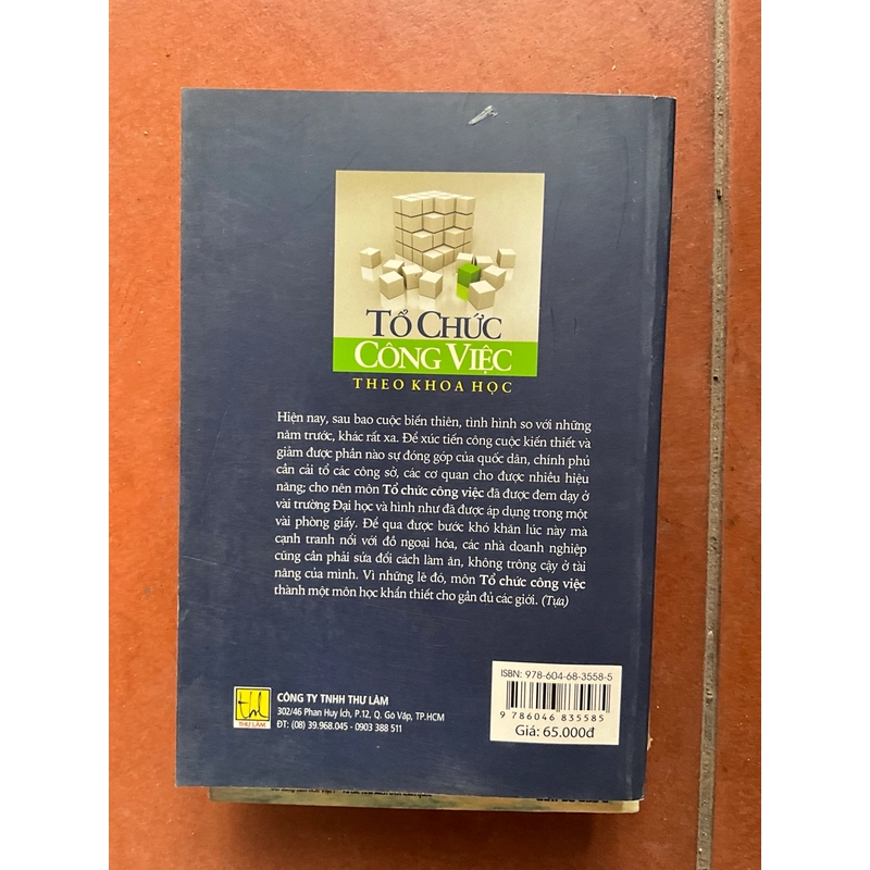 Tổ chức công việc khoa học 303823