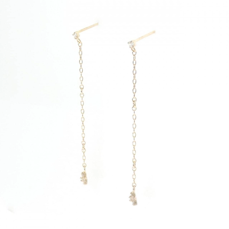 K18PG Bông tai kim cương 0.12CT - Hàng hiệu Chính hãng 868888