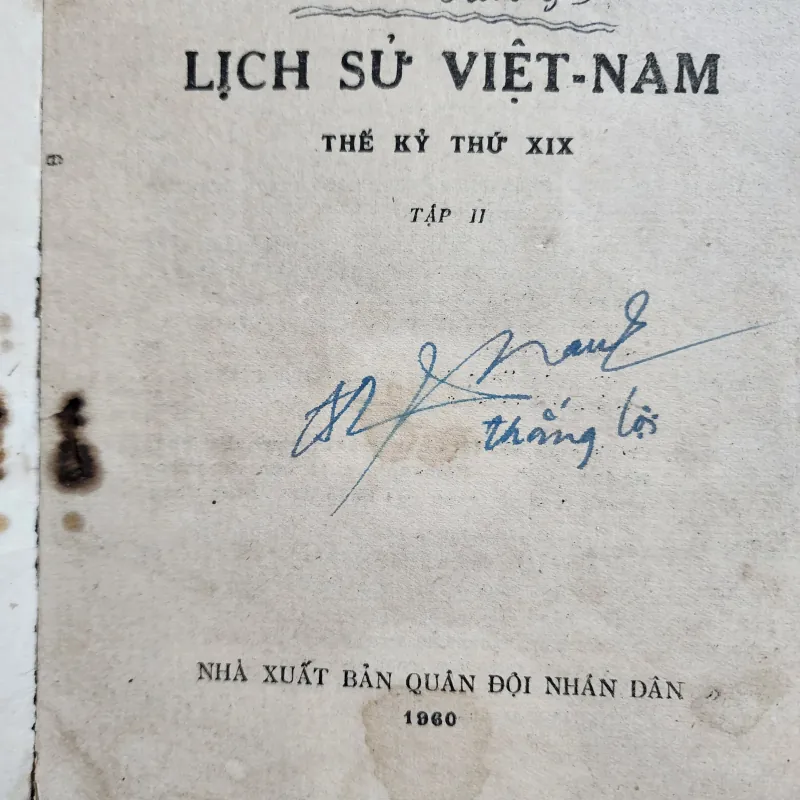 Lịch sử việt nam thế kỷ XIX tập II | Cục tuyên huấn | 1960 970480