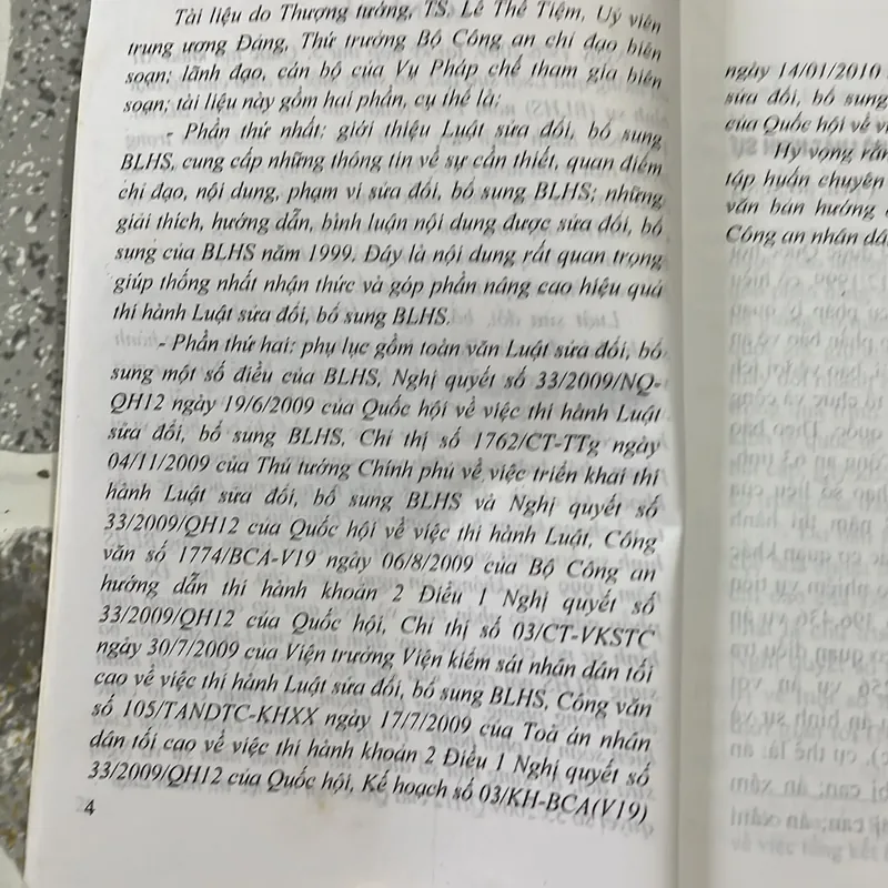 [luật - chính trị -hình sự] Tập huấn chuyên sau sửa đổi Bộ luật hình sự 1999 609763