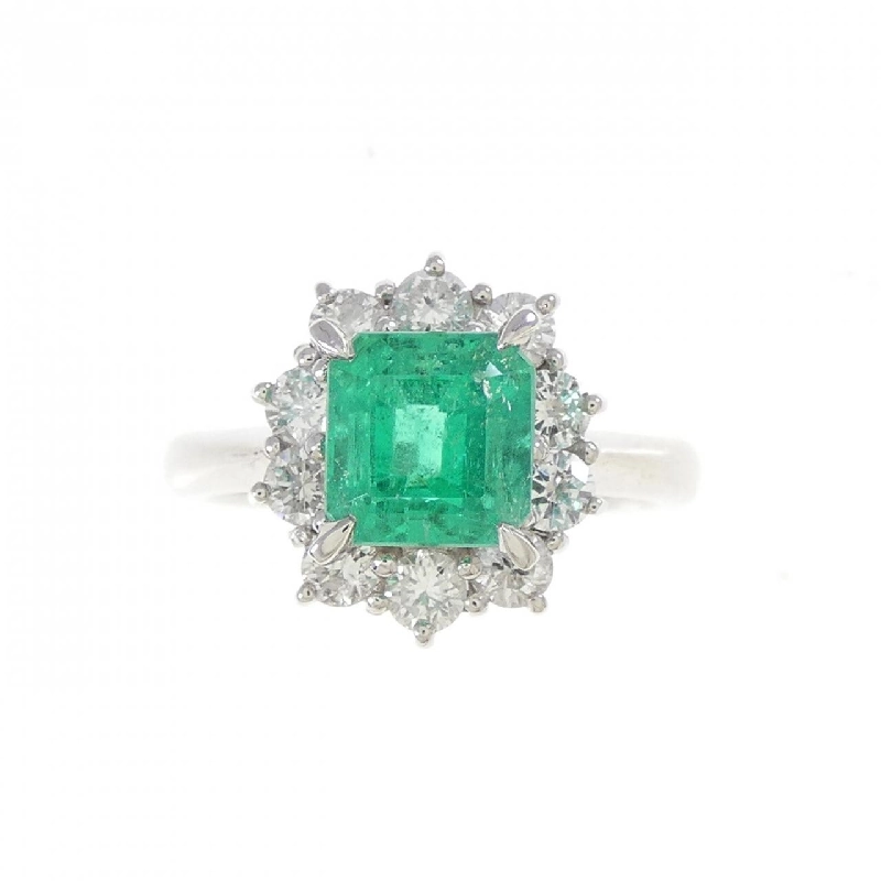 Nhẫn Emerald PT900 1.11CT - Hàng hiệu Chính hãng 852207