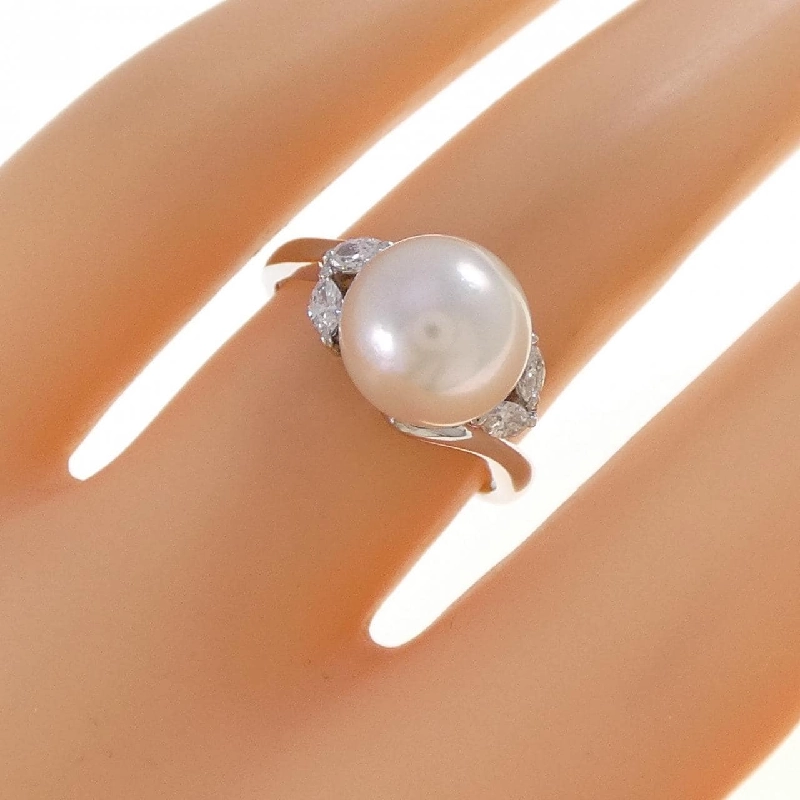 Nhẫn ngọc trai Akoya PT900 9mm 666524