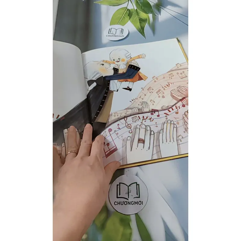 [Tặng nẹp góc] Truyện thiếu nhi Hàn Quốc: Danh nhân 17 -  지인지기 인물 이야기: 모차르트 731994