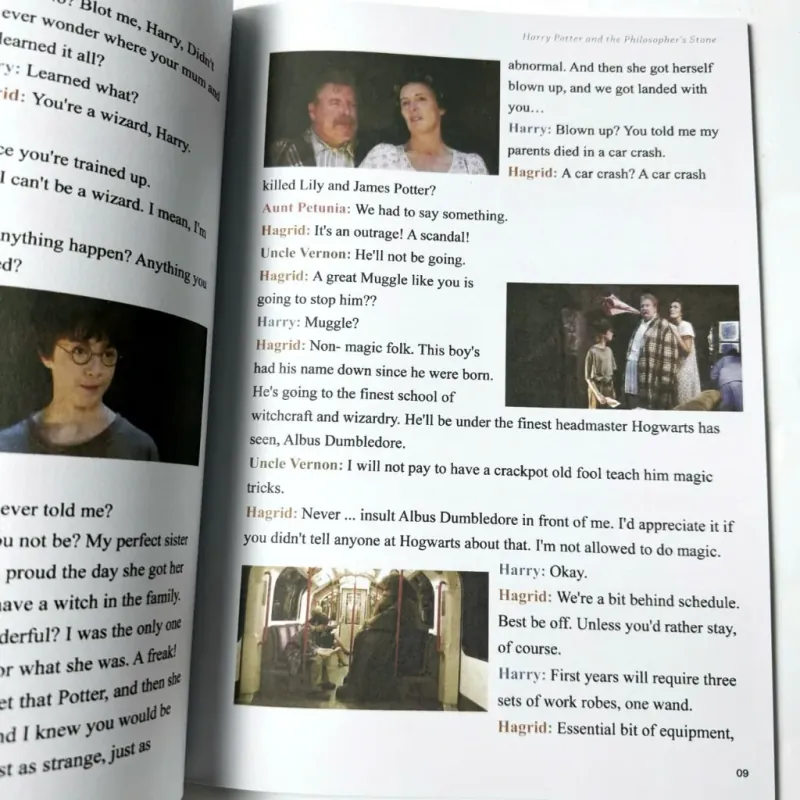 Sách nhập - HARRY POTTER BẢN FILM 7 CUỐN KHỔ TO MÀU TẶNG AUDIO 756606