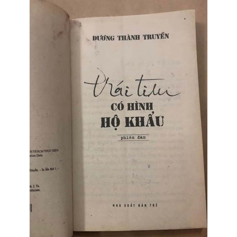 Sách Trái tim có hình hộ khẩu - Phiếm Đàm 306312