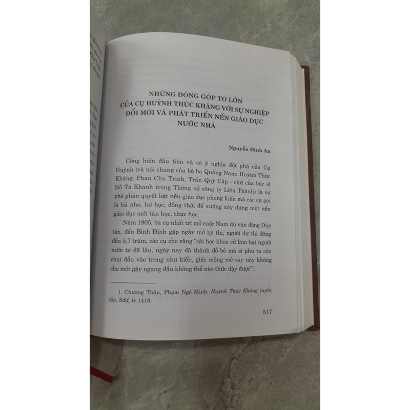 THÂN THẾ VÀ SỰ NGHIỆP CỤ HUỲNH THÚC KHÁNG (1876 - 1947) 335262