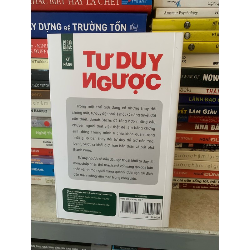 Sách kĩ năng - Tư duy ngược 71507