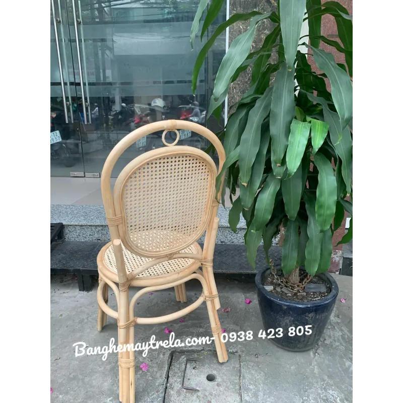 Ghế bàn ăn mây tự nhiên mắt cáo 694461
