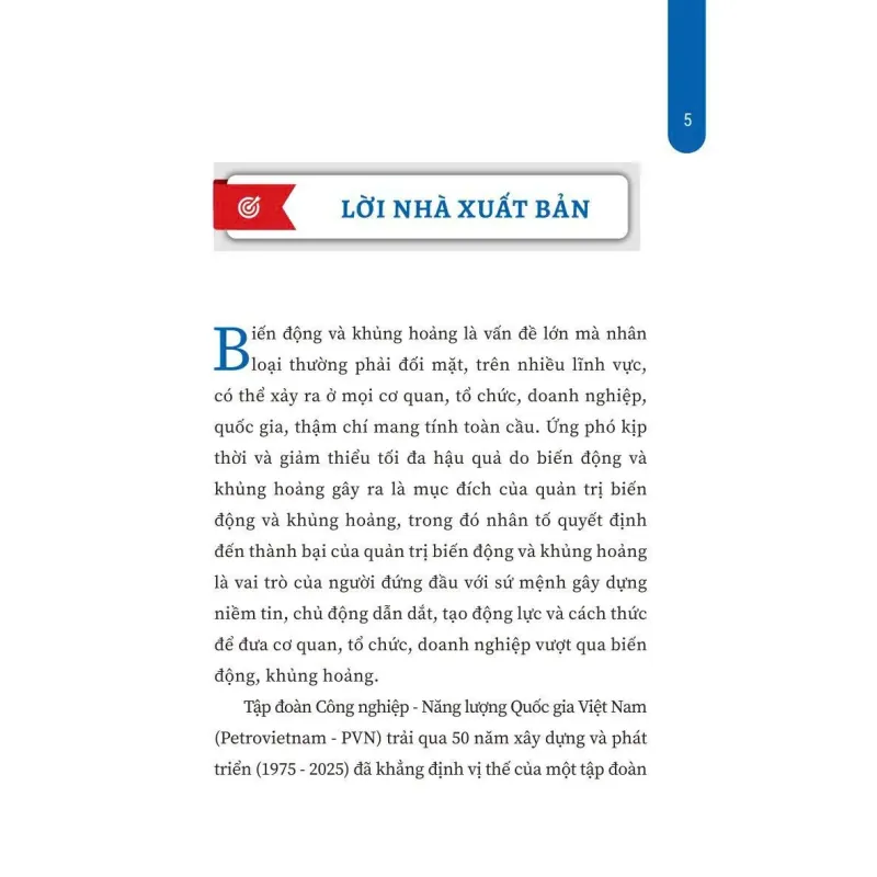 (Giảm 10%) Quản trị biến động và khủng hoảng (Xuất bản lần thứ hai) 1040465