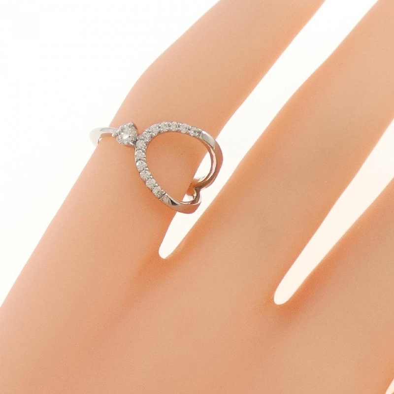 【Sản phẩm mới】Nhẫn ngón út kim cương PT950 0.14CT 670654