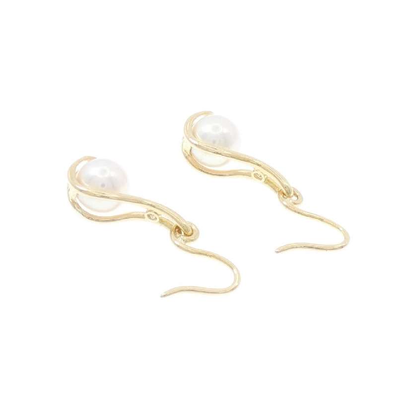 K18YG Bông tai ngọc trai Akoya 7.2mm - Hàng hiệu Chính hãng 869171