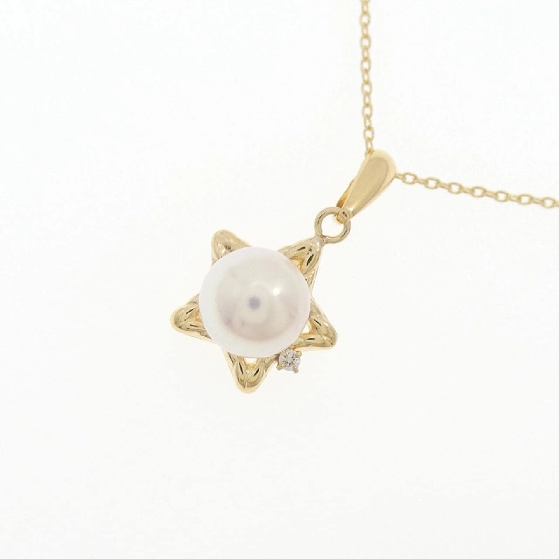 K18YG Ngôi sao Akoya Pearl Dây chuyền 6.1mm - Hàng hiệu Chính hãng 856691