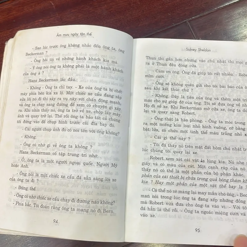 Âm mưu ngày tận thế - sidney sheldon - tiểu thuyết nước ngoài -  1039515