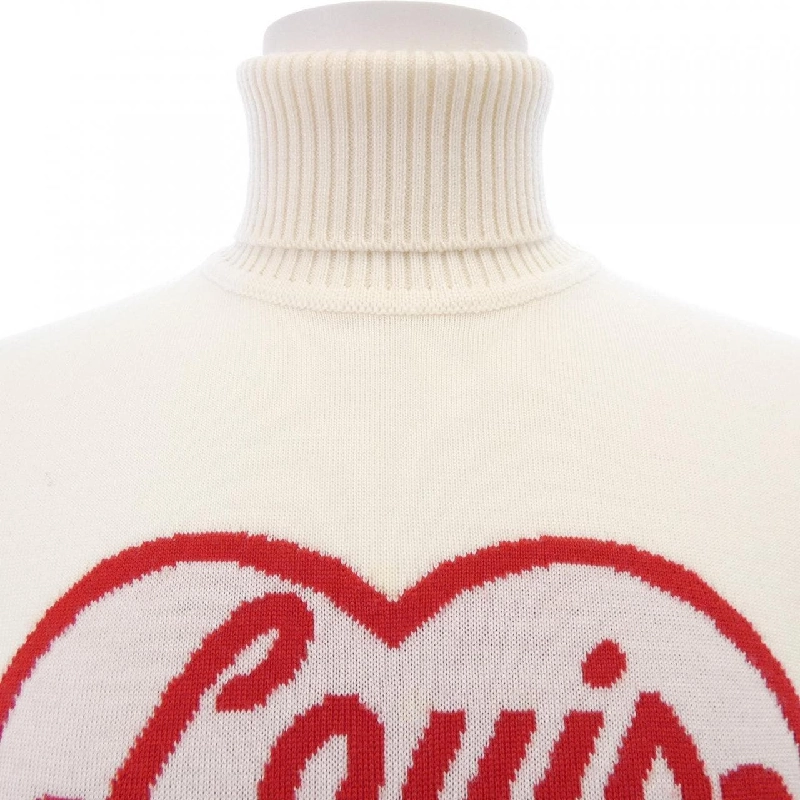 Louis Vuitton LOUIS VUITTON Áo len cổ lọ hình trái tim [Giới hạn Nhật Bản] HMN05WZLL NIGO - Hàng hiệu Chính hãng 896364