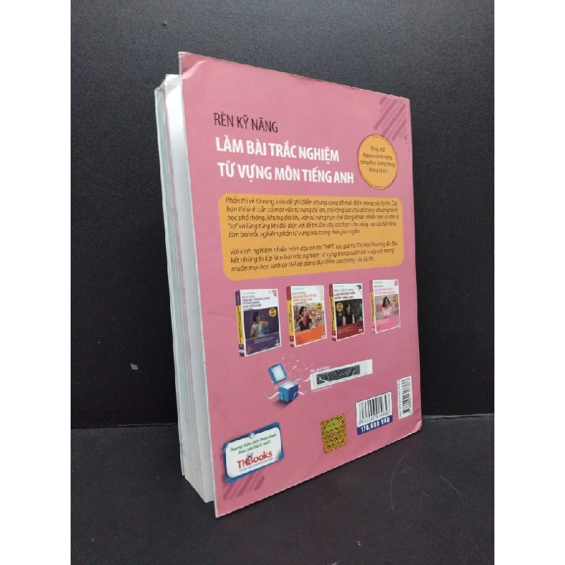 Rèn kỹ năng làm bài trắc nghiệm từ vựng môn tiếng anh mới 80% ố móp góc nhẹ HCM1906 Vũ Thị Mai Hương SÁCH HỌC NGOẠI NGỮ 340547