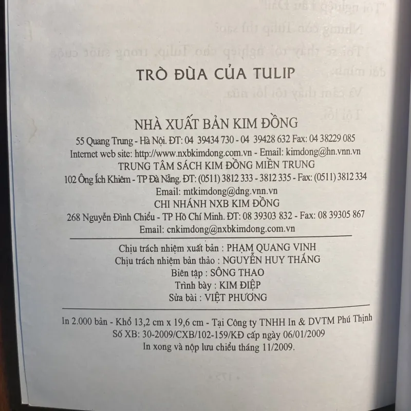 Trò đùa của Tulip - Anne Fine 753649