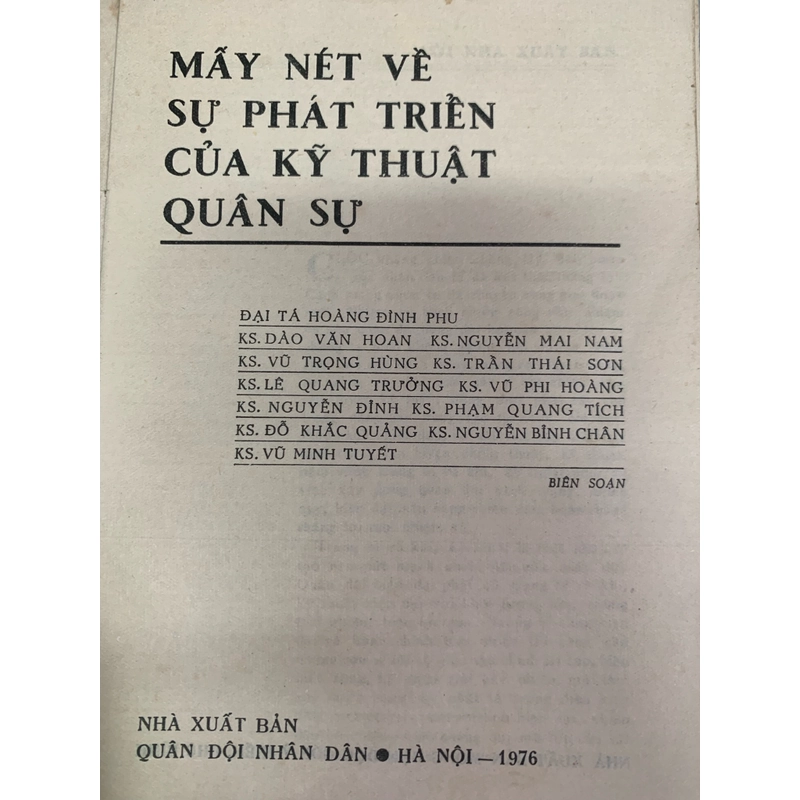 Mấy nét về sự phát triển của kỹ thuật quân sự  276384