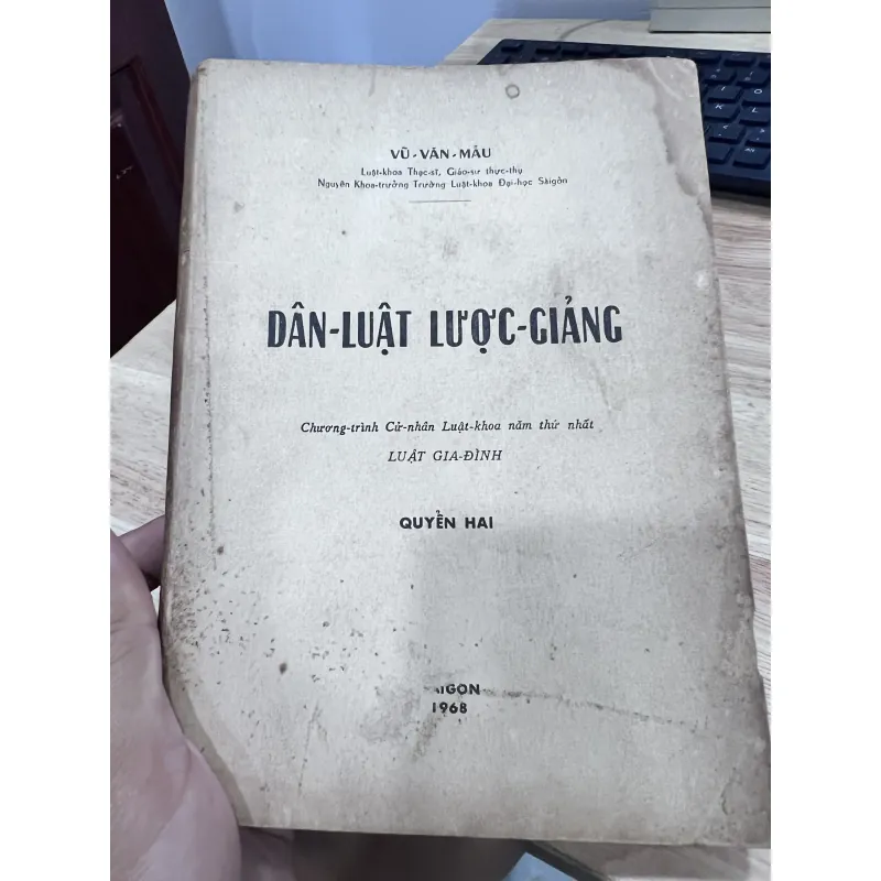 Dân luật lược giảng - Vũ Văn Mẫu  757791
