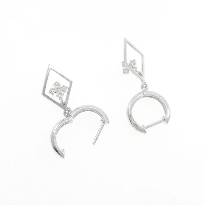 K18WG Bông tai kim cương 0.10CT - Hàng hiệu Chính hãng 870713