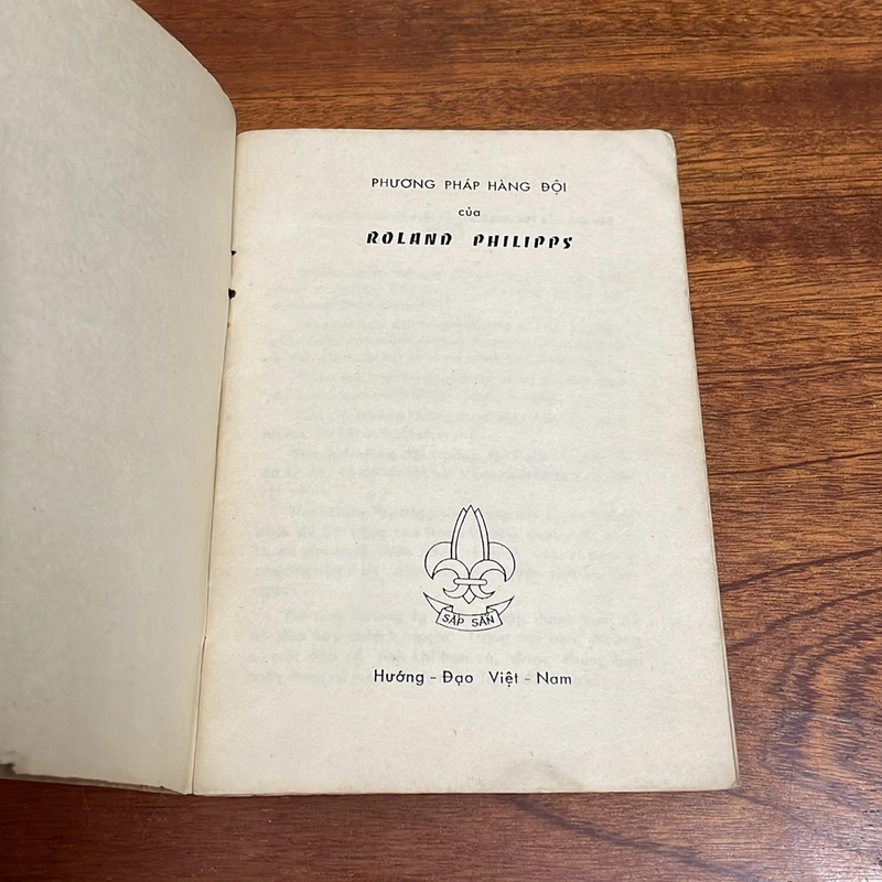 II Tựa sách: Phương Pháp Hàng Đội _ Hướng Đạo Việt Nam - Roland Philipps - 1969 506502