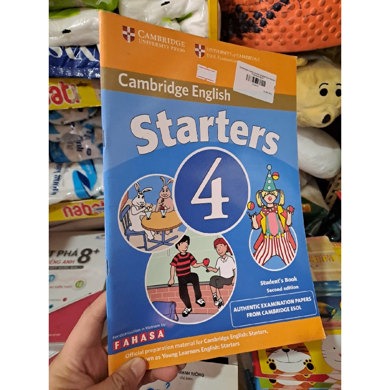 Cambridge English Starters 4 mới 90% HCM0808 HỌC NGOẠI NGỮ 527159