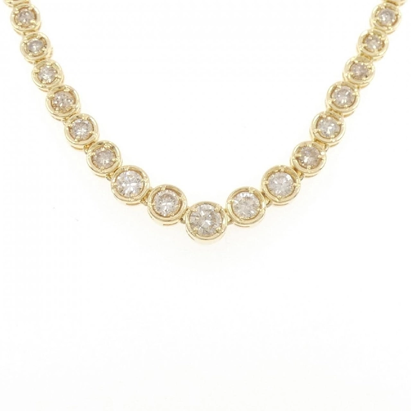 K18YG Dây chuyền kim cương 5.00CT - Hàng hiệu Chính hãng 857466