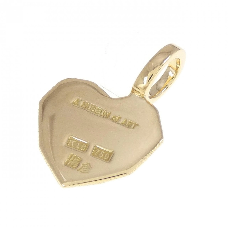 K18YG Mặt dây chuyền hình trái tim - Hàng hiệu Chính hãng 866890