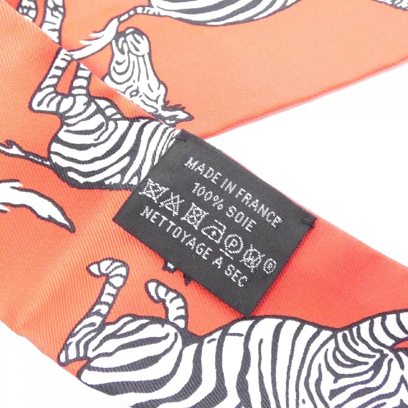 【Sản phẩm mới】Hermès LES ZEBRES Twilly 063265S khăn quàng 625666
